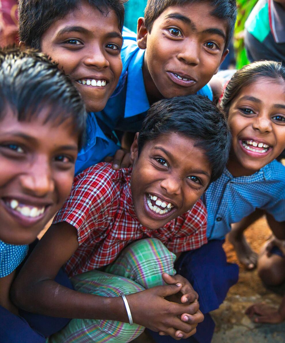 Children smiling